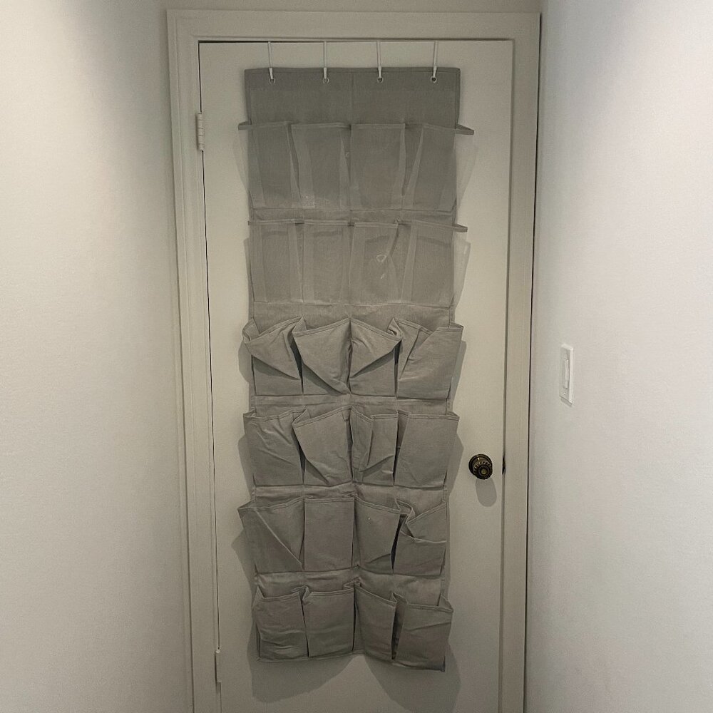 Over the Door 24 Pocket Shoe Organizer